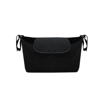 Baby Organizer Stroller Accessories Bag Large Space for All Strollers（Black）