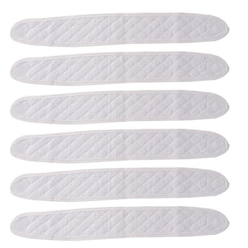 6pcs Cotton Baby Belly Band Infant Umbilical Cord Soft Newborn Navel Belt (White)