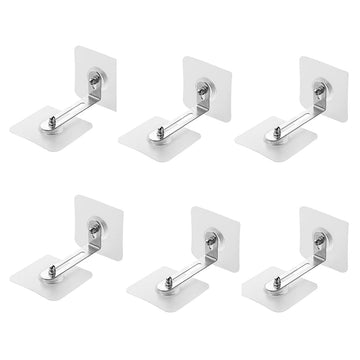 6 Pcs Furniture Wall Anchors Kit, Anti-Tip No-Drill Installation for Shelf and Furniture Safety, Compatible with Various Brands