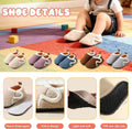Blue children's cotton slippers with soft lining and non-slip soles, ideal for indoor winter wear for boys, size 28/29.
