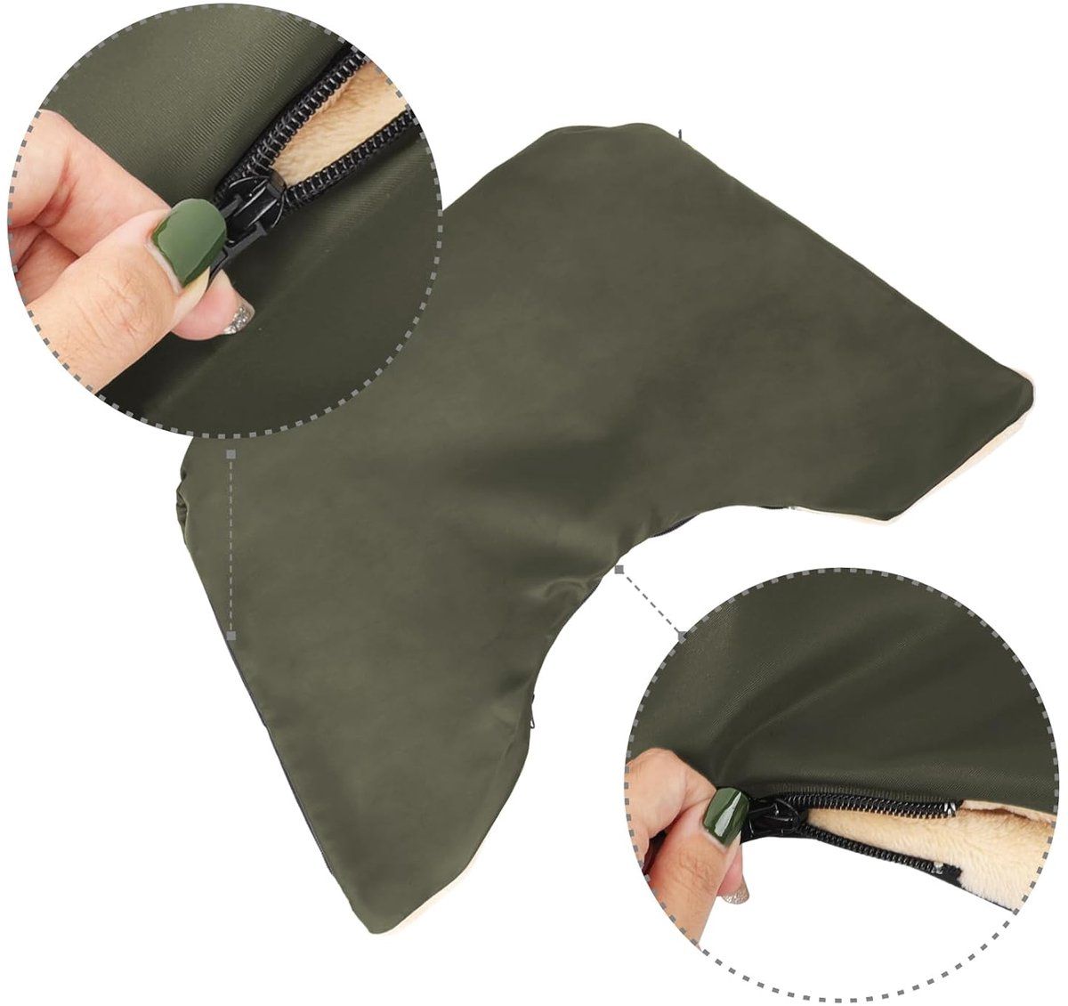 Waterproof hand muff for stroller by Everything Baby, warm winter hand warmer for baby strollers and outdoor scooter riding.