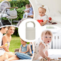 Breast milk cooler bag by Everything Baby with bottle storage compartments and detachable shoulder strap, designed for baby feeding needs.
