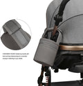 Brown breast milk cooler bag with detachable strap, designed for keeping milk at constant temperature for baby feeding.