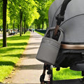 Brown breast milk cooler bag with detachable strap, designed for keeping milk at a constant temperature, ideal for baby care.