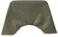 Army Green stroller hand warmer with 3 zippers, windproof and rainproof, designed for baby strollers and prams.