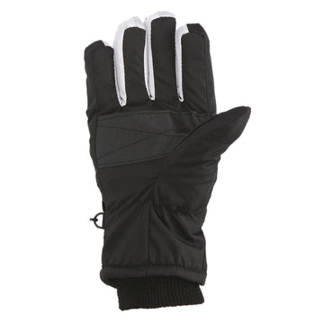 TAIAOJING Kids Winter Snow Ski Gloves Kids Winter Warm Windproof Cold Weather Outdoor Sports Gloves For Boys Girls Snow Gloves Ski Gloves One Size Z2 Black