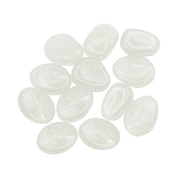 JWDX Fluorescent Stone Clearance! Glowing Stone 12Pcs White Clearance Sale, Garden Pebbles Glow Stones Rocks Luminous Pebbles for Walkways Outdoor Decor White