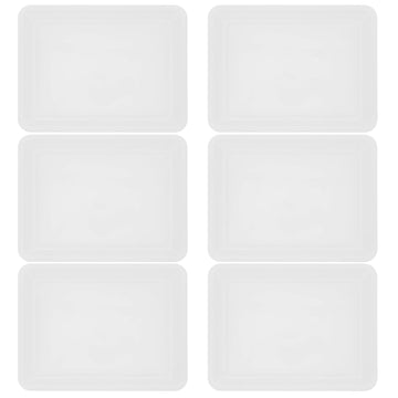 SWETRACE 6Pcs Puzzle Trays White Color For Building Blocks And Puzzles Toy Organization And Storage