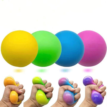 Squeeze Glitter Ducks Fidget Toys Pack Stress Relief Sensory Toys for Kids Adults Anxiety Relief Squeeze Toys (Random, 1pc) Multicolor