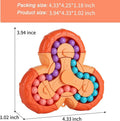 Magic Bean Puzzle Toy by Everything Baby, a rotating 2-in-1 magic ball brain teaser game for kids and teens, in pretend play style.