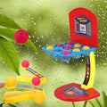 Mini tabletop basketball hoop toy by Everything Baby, featuring a finger shooting game for kids, perfect for indoor fun and outdoor play.