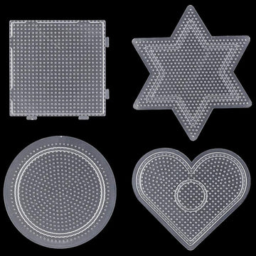 4 Pcs Bead Pegboard Fuse Beads for Kids Beads Pegboards Bead Board Template Fusion Beads Pegboards Beads Pegboard Mini