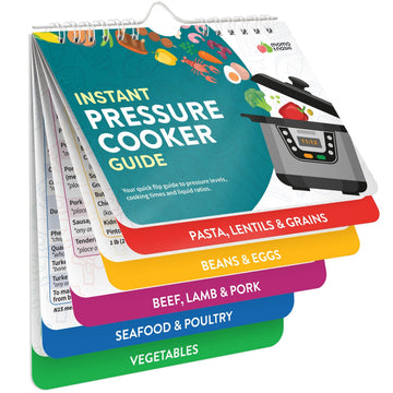 Magnetic Cheat Sheet Magnet Set -7 x 6 Inches - Pressure Cooker Magnet Sheets - Cooking Accessory Kitchen Gadgets Pot Cheat Sheets