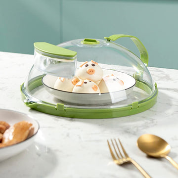 Everything Baby microwave splatter cover with water guidance, large splash-proof food cover plate guard for kitchen use