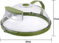 Everything Baby microwave splatter cover with water guidance, large food cover and splash-proof lid for kitchen protection.