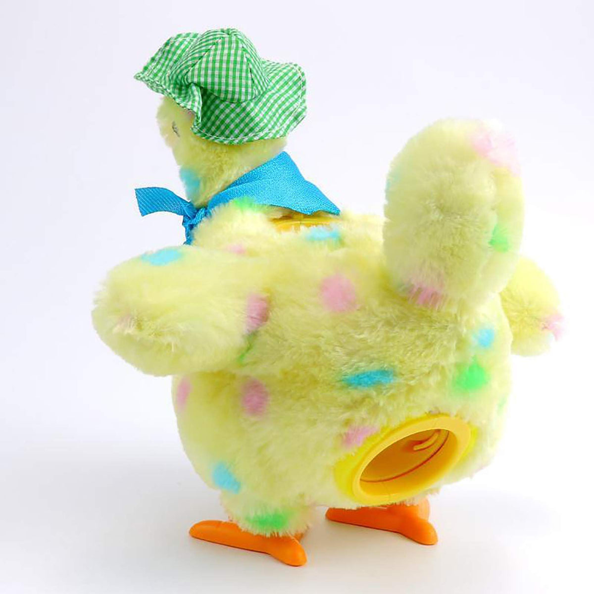 Cute plush Easter egg-laying chicken toy with eggs, dancing and singing, for kids' pretend play by Everything Baby.