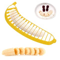 Banana slicer made of ABS and stainless steel, designed for safe, fast, and easy banana slicing in the kitchen.