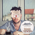 Two plush sleep facial masks and scratch gloves featuring cute baby and toddler designs with dog and deer motifs by Everything Baby.