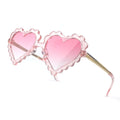 Cute girl heart-shaped sunglasses for toddlers, UV protection, ideal for outdoor parties and beach days, by Everything Baby.