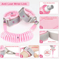 Cute toddler harness leash with anti-lost wrist link, safe kids harness for girls, designed to keep young children secure and close.