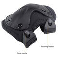 Baby and kids' tactical combat knee and elbow protective pads set for outdoor play, including paintball, cycling, and skateboarding safety.