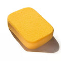Yellow extra large grouting, cleaning, and washing sponge set for baby and kid grooming by Everything Baby, three-piece kit