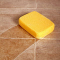 Yellow extra large baby grooming sponge for cleaning and washing, part of Everything Baby nursing and health kit.