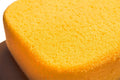Yellow extra large baby grooming sponge, cleaning and washing sponge in a 3-pack, ideal for gentle baby care and hygiene routines.