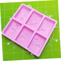 Bee soap silicone fondant mold with honeycomb beehive design for cake, ice cubes, chocolate, cookies, mousse, and pudding.