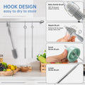 Baby bottle and straw cleaner brush set with long double-ended soft silicone brushes for effective cleaning of baby bottles.