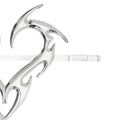 Heart-shaped hair clip barrette by Everything Baby, nonslip ponytail holder with side clamp for girls' hair accessories.