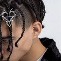 Heart-shaped hair clip barrette from Everything Baby, nonslip ponytail holder and side clamp accessory for girls' hairstyles.