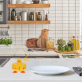Yellow cute duck kitchen timer from Everything Baby, a 60-minute wind-up mechanical timer for cooking and baking.