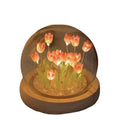 Handmade tulip night light from Everything Baby, a soft, decorative flower table lamp perfect for bedroom or nursery decor.