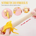 Banana-shaped squeezing toy for kids, funny prank toy from Everything Baby, perfect for pretend play and April Fools' Day fun.