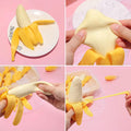 Wacky plastic banana-shaped squeezing toy from Everything Baby, designed for kids' pretend play and April Fools' prank fun.