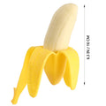 Wacky plastic banana-shaped squeezing toy from Everything Baby, designed for kids' pretend play and prank fun.