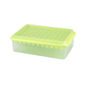Three BPA-free ice cube trays with lids and bins, designed for freezer storage, featuring spill-proof and stackable design for easy use.