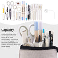 Large capacity pencil case by Everything Baby, featuring multiple compartments for pens, pencils, and stationery storage.