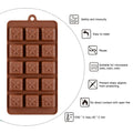 3D silicone chocolate candy mold featuring Christmas gift box design, used for baking, cake decorating, and making pretend play treats.