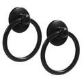 Black metal lifting ring knob for drawers and doors, 4-pack, from Everything Baby, designed for cabinet and furniture hardware.