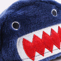 Cute baby wearing a shark, dog, and cat costume for Halloween and Christmas pretend play, featuring soft flannel fabric.