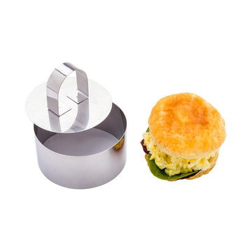 Baby pretend play cake mold from Everything Baby, round pastry ring with food press, ideal for kids' imaginative cooking games.