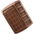 Mini chocolate silicone mold by Everything Baby for making break-apart chocolates, ideal for treats and snacks.