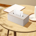PU leather tissue box cover by Everything Baby, rectangular holder for Kleenex and napkins, suitable for baby and kids health kits