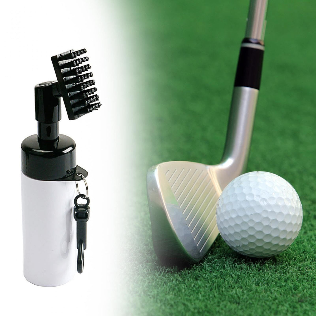 Golf club cleaning brush by Everything Baby, professional golf club cleaner with sturdy bristles for thorough cleaning.
