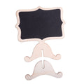 Set of 10 lightweight mini blackboard signs with stands, ideal for kids' building toys by Everything Baby.