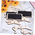Set of 10 mini blackboard signs with stands, lightweight chalkboards ideal for baby and kids’ building toy displays and labeling.