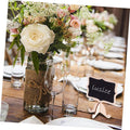 Set of 10 mini blackboard signs with stands, lightweight and perfect for labeling or creative play for kids and babies.