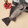 Fish-shaped pencil case from Everything Baby featuring a soft zipper and realistic fish design for kids' stationery storage.